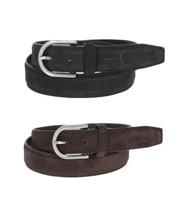 Prix Bas Ceinture en cuir vériatble avec aspect velours - Covalliero