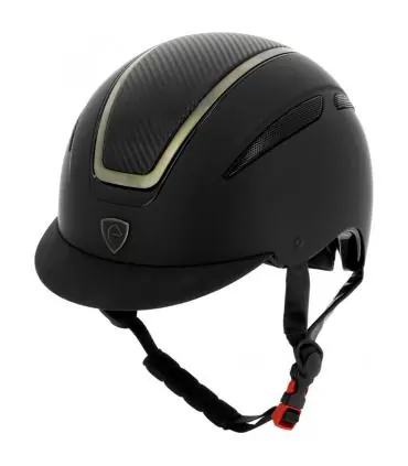 Casque d'équitation Agris noir chrome carbone - Equi-thème Achat Immédiat