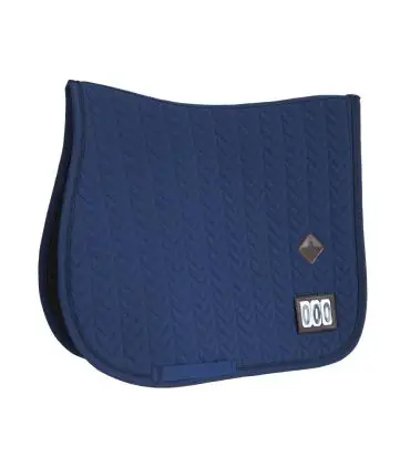 Tapis de selle Fishbone Competition Bleu Marine - Kentucky Dernier Modèle