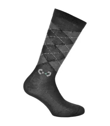 Réduction Chaussettes RIDING WORLD Jude à motif losanges – Lot de 2 paires