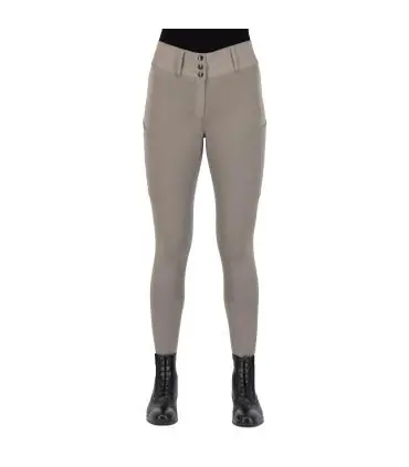 Pantalon d'équitation gris ER Amaya Full Grip pour femme Satisfait Ou Remboursé