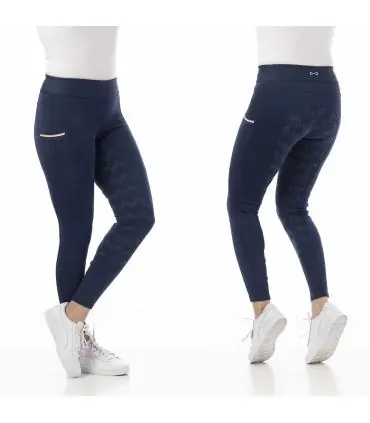 Prix Réduit Legging Agadir Riding World full grip pour enfant en bleu marine