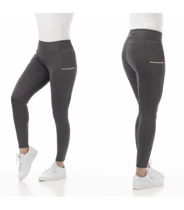 Meilleure Vente Legging Agadir Riding World full grip pour enfant en gris