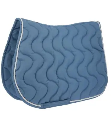 Tapis de selle mixte coton Riding World Maxifun Bleu Quantité Limitée