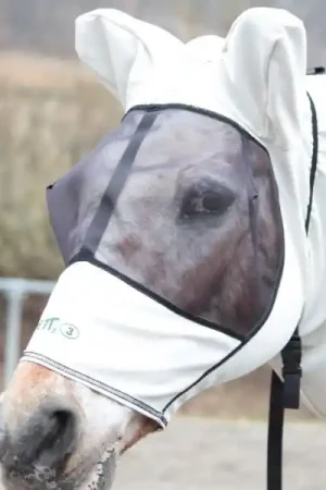 Boett Fliegenmaske Sweet Itch Hood - grey (Gr. 140-170) , 8 Affaire À Saisir
