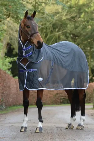 Weatherbeeta Wick Dri II Cooler Combo - charcoal/blue/white , 105 Prix Choc