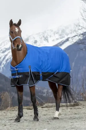 Achat Immédiat Equithème Tyrex 1200D Aisance 300g - blau/schwarz , 125