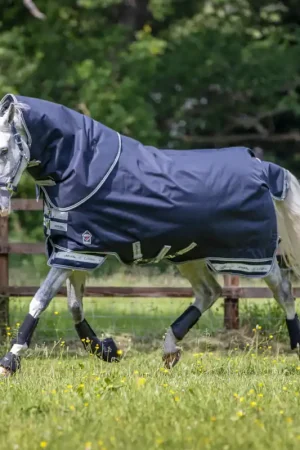Acheter En Ligne LeMieux Arika Storm-Tek Turnout Rug 100g inkl. abnehmb. Halsteil - Navy, 168