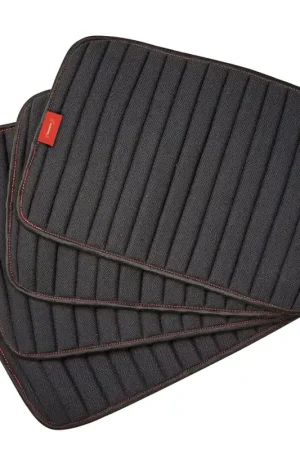Weatherbeeta Therapy-Tec Kanalstepp Bandagen-Unterlagen 4Er Pack - Schwarz/Rot Vente Directe