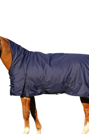Vente Directe Euroriding Outdoor Decke Kodiak High Neck Heavy 200g - navy, 135