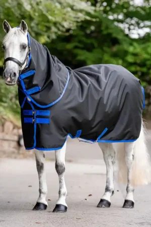 Achat Immédiat Horseware Amigo Ripstop 900D Plus 200g - Black/Classic Blue, 115