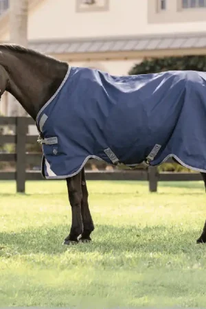 Achat Immédiat Horseware Rhino Pony Turnout 0g - Navy/Titanium Grey/Classic Blue, 125