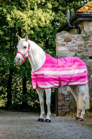 Vente Flash Horseware Newmarket Pony Fleece Cooler - Witney Pink, 85