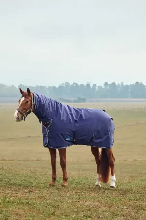 Achat Immédiat Weatherbeeta Comfitec Tyro Turnout Combo Neck 360g - Navy/Charcoal, 165