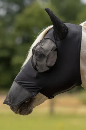 Achat Immédiat Busse Masque anti-mouches Twin Fit Flexi Plus - grau, Shetty