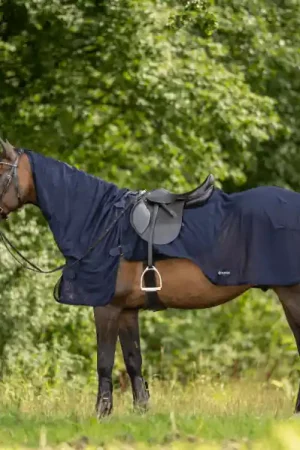 Achat Immédiat BUSSE Couverture de randonnée anti-mouches FLEXI FLY III - navy, 165