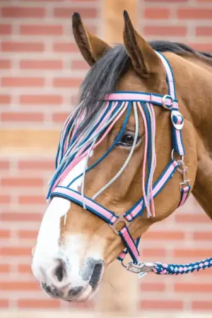 Acheter Direct Frontalier anti-mouches avec boucles de Busse - konfetti/navy/grey, Pony