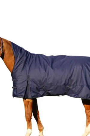 Satisfait Ou Remboursé Euroriding Couverture d'extérieur Kodiak High Neck Extra Light 50g - navy, 135