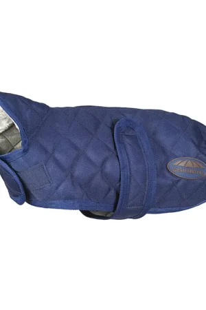 WeatherBeeta ComFiTec Deluxe Diamond Quilt – Manteau pour chien - Navy, 30 Nouvelle Collection