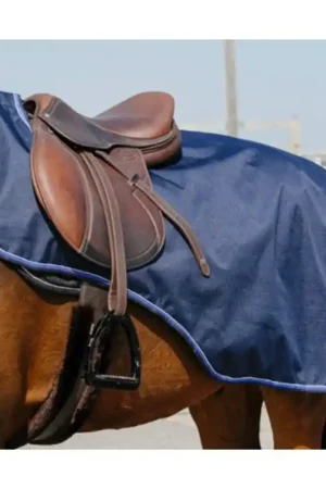 Promotion Couvre-reins Classic 1200D imperméable doublé polaire Equithème marine