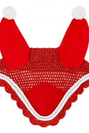 Bonnet Xmas Equithème rouge Promotion Saisonnière