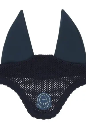 Bonnet chasse-mouches Compet Je t'aime Equithème marine Nouvelle Collection