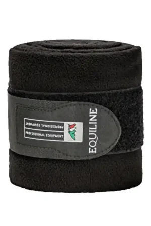 Set de 4 bandes de polo noir Equiline Retour Gratuit