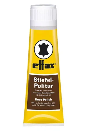 Brillant noir pour bottes Effax 75mL Expédition Rapide
