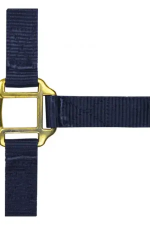 Expédié Aujourd'hui Licol nylon doublé cuir Norton marine