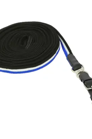 Expédition Rapide Longe de travail matelassée / cuir Norton noir / blanc / bleu