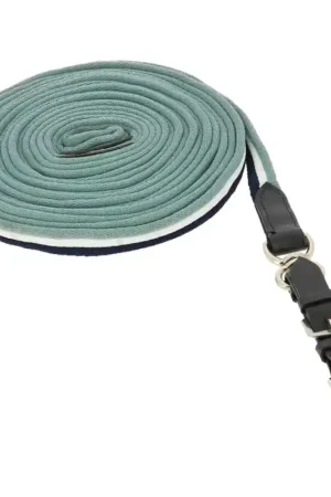 Achat Immédiat Longe de travail matelassée / cuir Norton marine / blanc / gris