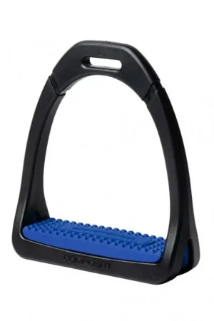Certifié Étriers Premium Compositi noir / bleu roi