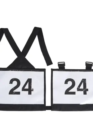 Porte dossard pour cavalier Equithème noir Top Vente