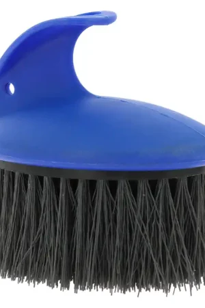 Brosse de massage à poils souples Hippotonic bleu Offre Limitée