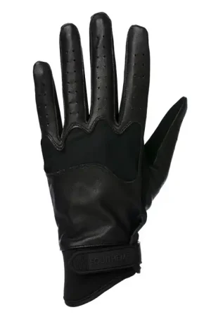 Gants Soft cuir Equithème noir Usine Directe