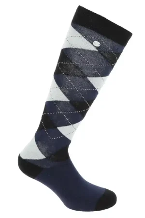 Dernier Modèle Chaussettes Girly Equithème marine/ciel