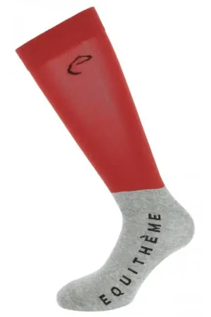 Chaussettes Compet Equithème rouge x2 Livraison Express