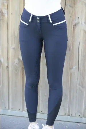 Achat Immédiat Pantalon d'Équitation Fun Full Seat - Marine