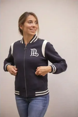 Sweat University - Marine & Ecru Prix Cassé