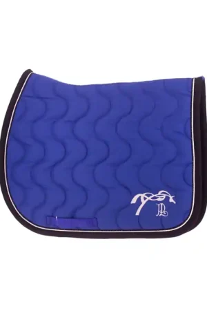 Tapis de selle Eden by Pénélope Diamant - Bleu roi & Noir Acheter Direct