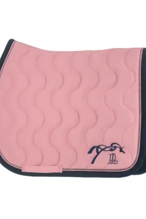 Tapis de selle Diamant - Rose Pâle & Marine Super Prix