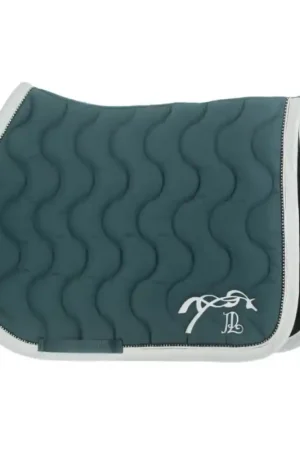 Tapis de selle Diamant - Bleu Canard & Blanc Prix Bas