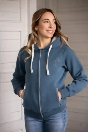 Vente Flash Sweat Tressy - Denim