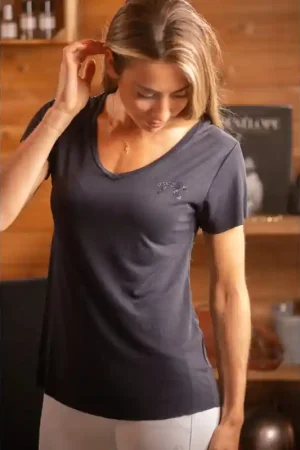 T-shirt Juline - Marine Offre Exclusive