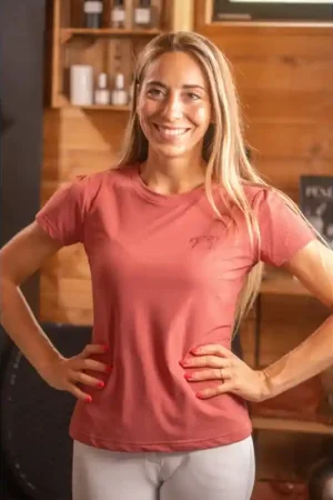 Achat Immédiat T-shirt Techflo - Terracotta