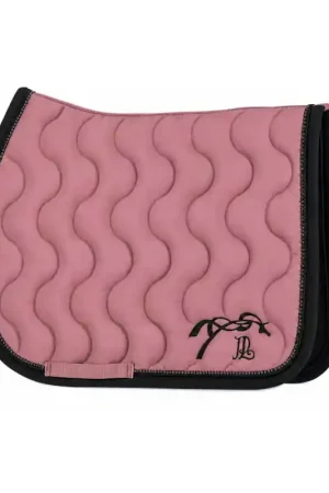 Tapis de selle Diamant - Vieux Rose & Noir Vente Directe