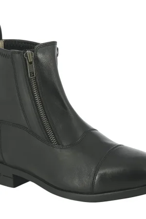 Boots Equithème Double Zip noire Prix Réduit
