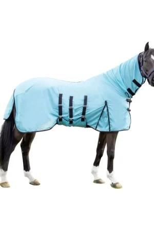 Dernière Chance Couverture et couvre cou anti mouches triple attache DMH-Equitation