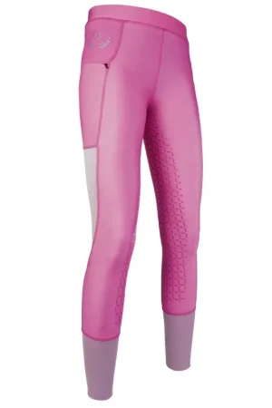 Leggings d'équitation fond silicone Mesh HKM Acheter En Ligne