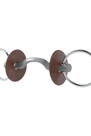 Offre Limitée Mors de filet avec passage de langue Konnex fin anneau 7.5 cm Beris